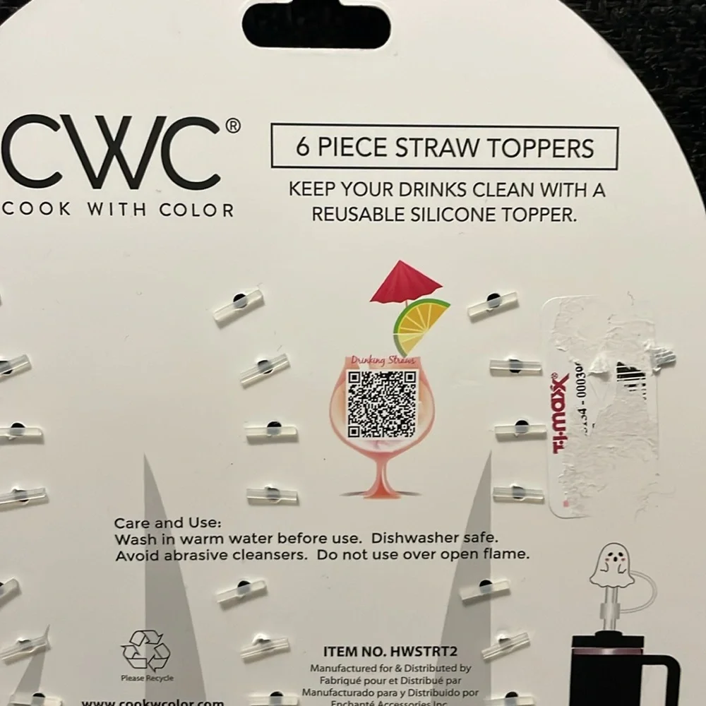 CWC Cook With Color Straw Toppers - Picture 6 of 7